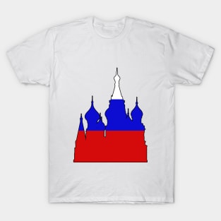 Russia - Cathedral (Flag) _028 T-Shirt